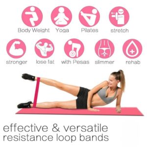 5 Pieces Exercise Resistance band use